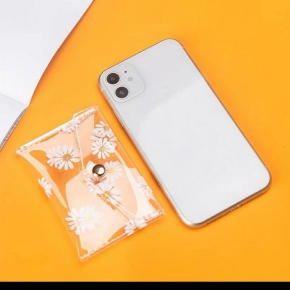 Clear Daisy Print Mini Wallet - Picture 3 of 4